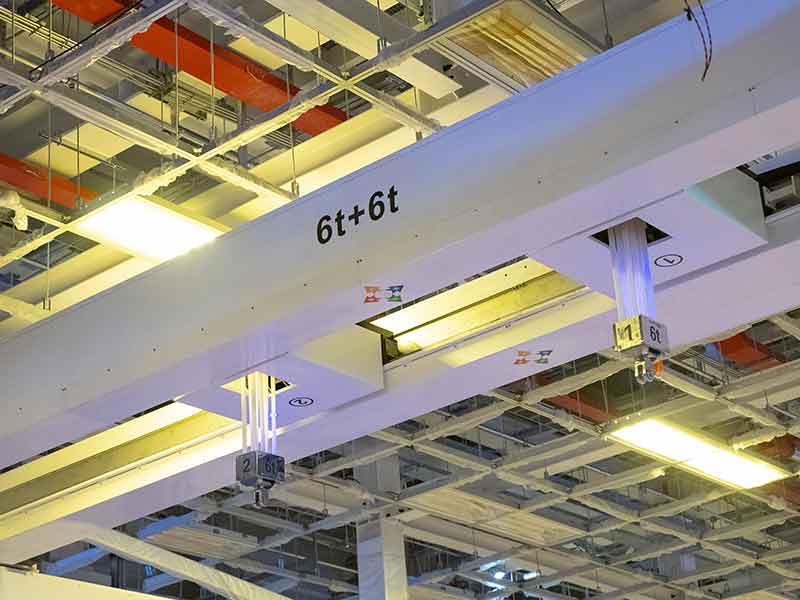 洁净室纤维带起重机